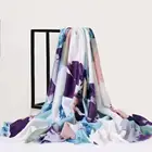 Hijab 2021 Multi-functional Fashion Printing Polyester Shawl Muslim Hijab Plain Scarf For Women