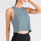 Women Tank Women Basic Yoga Sport Wear Yoga Tank Top Women Breathable Yoga Crop Top Lightweight Crop Top