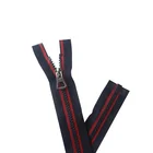 Zipper Jacket Wholesale 5# Open End Fashion Hoodie Resin Custom Plastic Zipper Jacket Bag Clothing Resin Zipper