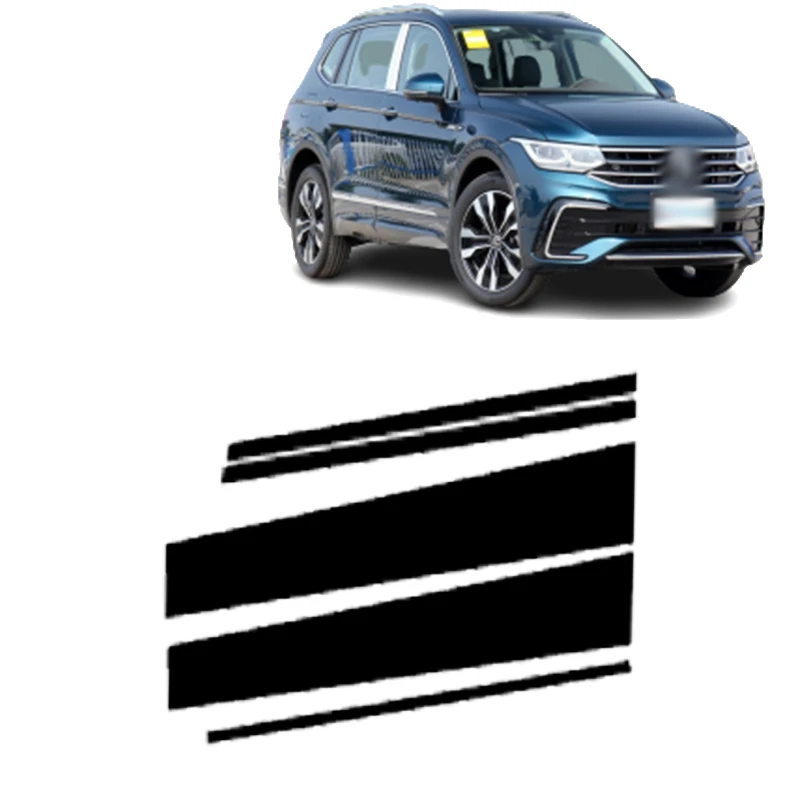 Produkt Volkswagen VW Tiguan R Line Bodykit 2022 vordere und hintere Türleisten und Gürtellinien OEM 5NN854940GRU762-36