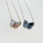 Butterfly Butterfly New The Manufacturer Carefully Manufactures Silver Butterfly Necklace