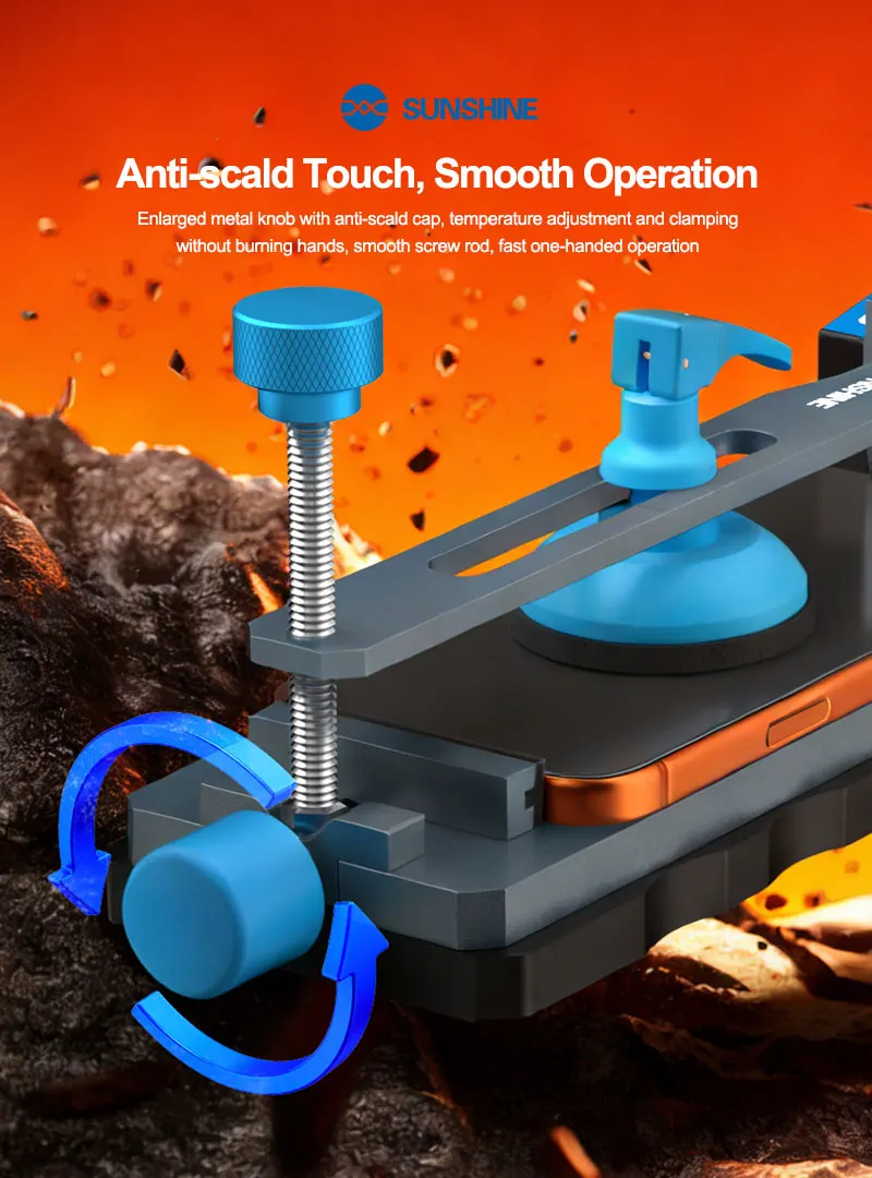 SUNSHINE LS6 Pro Universal Mobile Phone LCD Screen Separator Tool for Mobile Phone Glass Screen Separation Fixture Repair Clamp