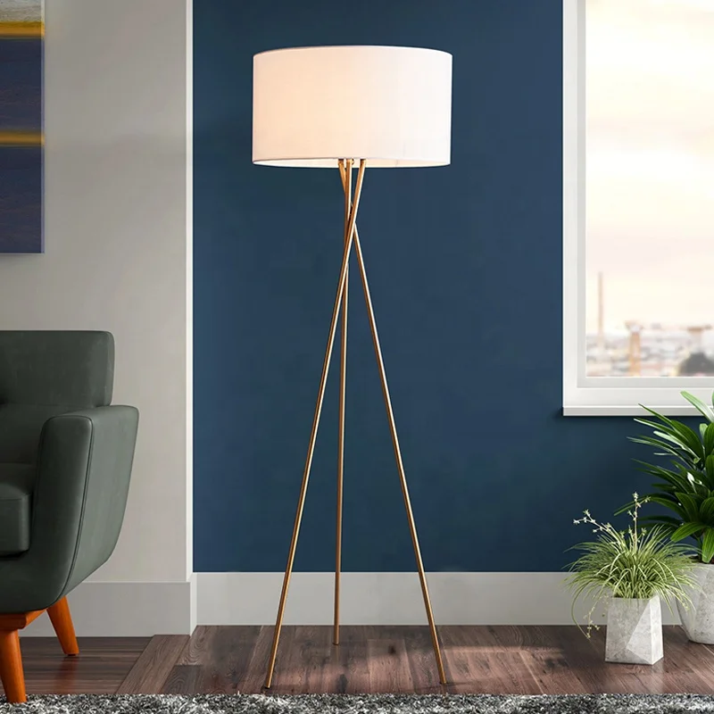 triangle base floor lamp