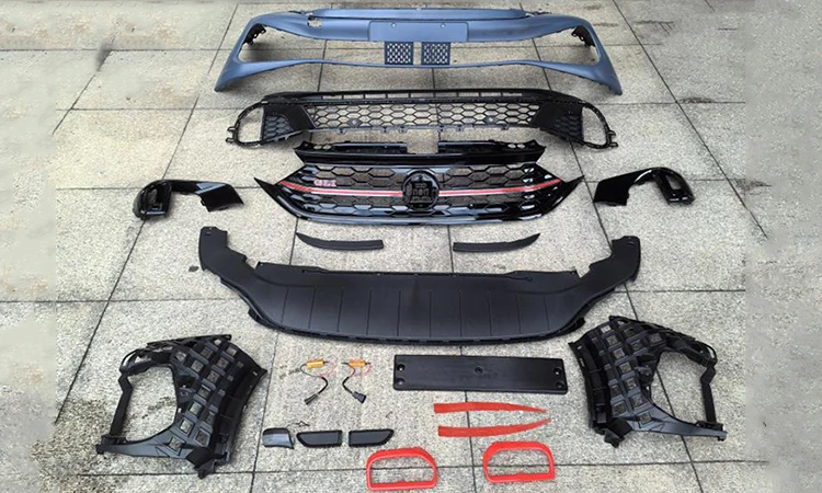 Factory Sale Vehicle Accessories Car Front Bumper Assembly Auto Parts Car Bumpers for Volkswagen Jetta 2022 GLI manufacture