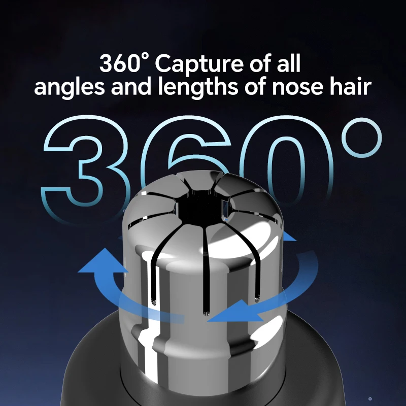 Portable Rechargeable Electric Push Shear Durable Plastic Four-in-One Nose Hair Trimmer Set for Home Salon Car RV Garage Use manufacture