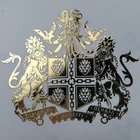 Silver Sticker Adhesive Custom Thin Silver Gold Nickel 3d Logo Metal Embossed Sticker With Adhesive