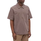 Short Sleeve Shirt Short Men Wholesale Short Sleeve Zip Up Work Shirt Made Of Nylon