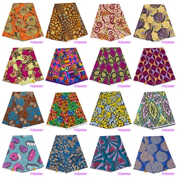2024 African Calico Dress Fabric Stock Supply Of African Batik Double-Sided Cloth