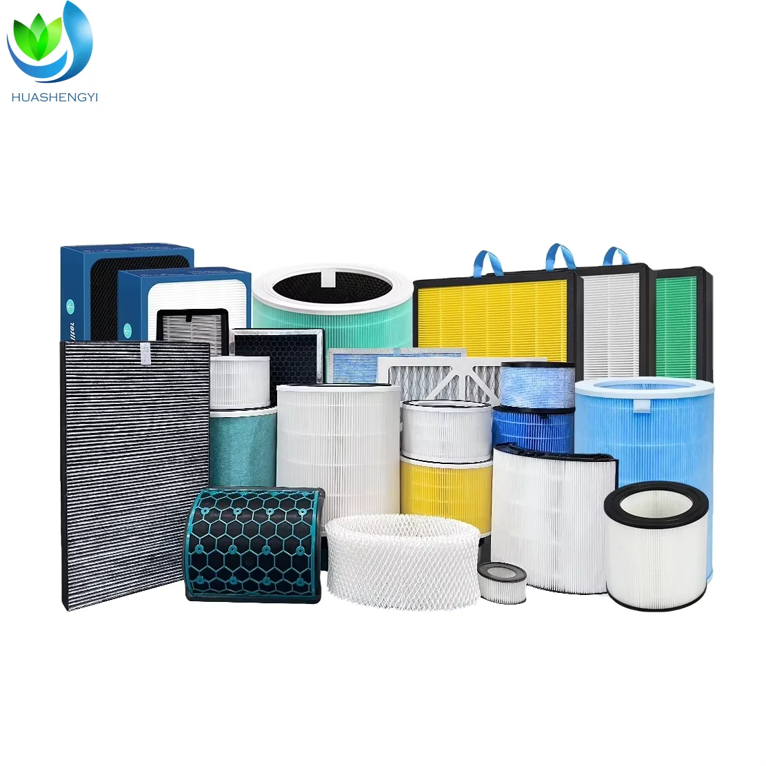 product customized pleated hepa activated carbon filter air purifier high efficiency hepa filter air conditioner car vacuum cleaner-2