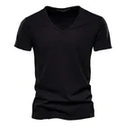 Simple Designed High Quality Factory Direct Sale Mens Clothing Slim Fit Black T Shirts