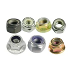 Nut Nuts JM Brand M6 M8 Nylon Cap Locking Nut Zinc Plated Stainless Steel DIN 982 985 Nylon Insert Lock Nuts