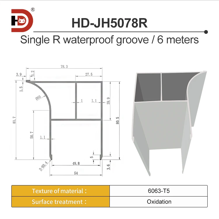 50 Cleanroom Aluminum 50 Double R-groove Aluminum Purification Accessories Clean Board Wall Base Aluminum supplier