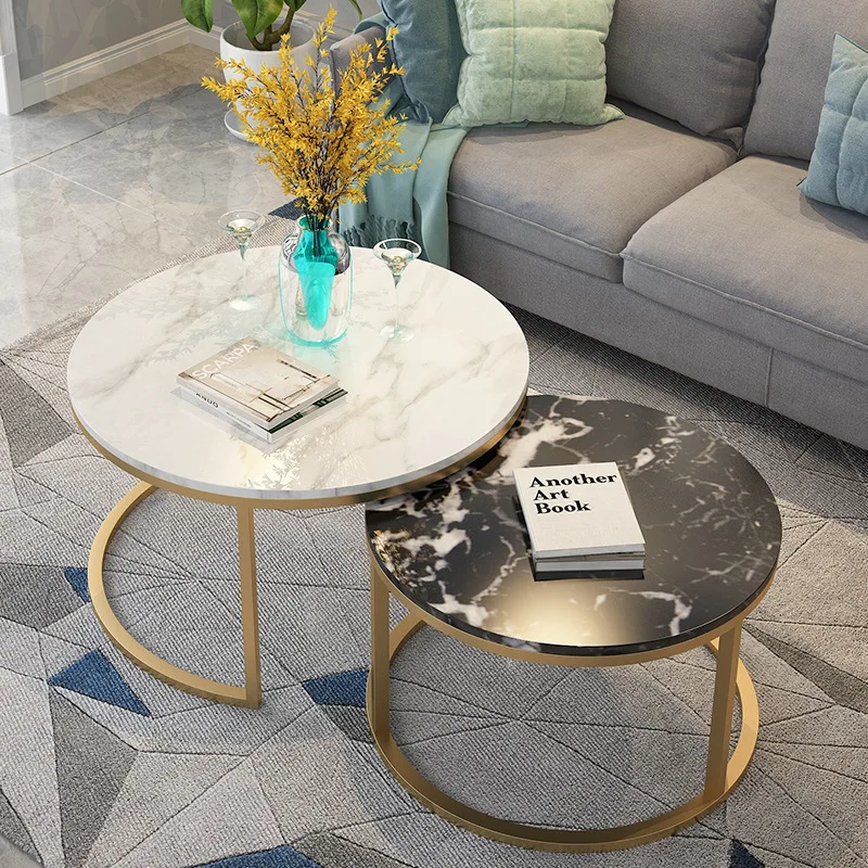 free sample nordic style table modern metal gold marble coffee table