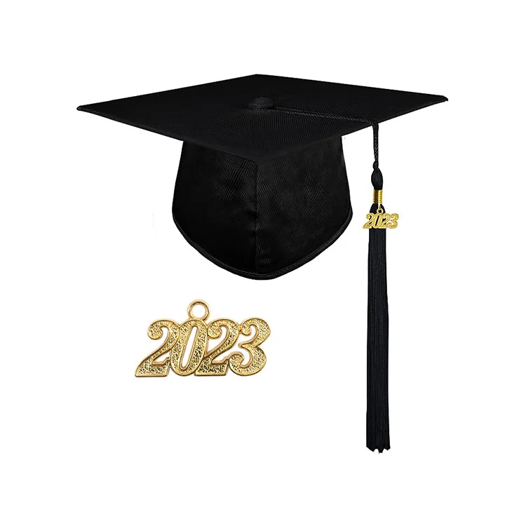 Kindergarten Baby Graduation Cap Shiny Black manufacture