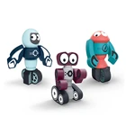 3d Educational Toys 21 Pcs Magnetic Robot 3d Early Childhood Educational Toys Suit For Kids