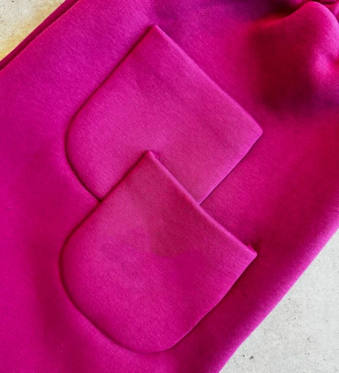 Wholesale Unisex Tracksuit Neoprene Pullover Blank Plain Sweatsuit Baggy Oversized Hoodie and Sweatpants Set Sweat Suits Men details