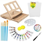Board Kids Art Paint Set Kids 38 Pieces Paints Easel Canvas Board Acrylic Kids Painting Art Set 1 Buyer