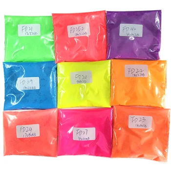 wholesale day luminous dye pigment fluorescent powder color neon pigment powder