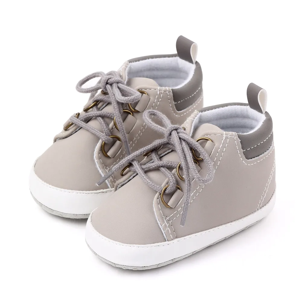 Unisex High Quality 2024 Spring Autumn Style Casual Shoes Anti-Slip Soled Toddler Walking Shoe Boys 6-12-15 Months Plaid Style factory
