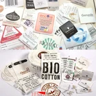 Garment Garment Label Factory Wholesale Cheap Price Swimwear Clothing Custom Brand Logo Washable Tags Clear Transparent TPU Printed Garment Sew In Care Labels