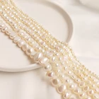 Stone Pearls Haiyang Stone Perls Natural Original Bulk Fresh Water Beads Strand Baroque Pearls
