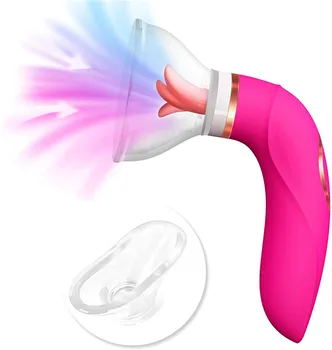 Clitoral Sucking Tongue Vibrator Rechargeable Clitoris vibrator Adult Sex Toys for Couples Woman/Women vagina toys adult sex