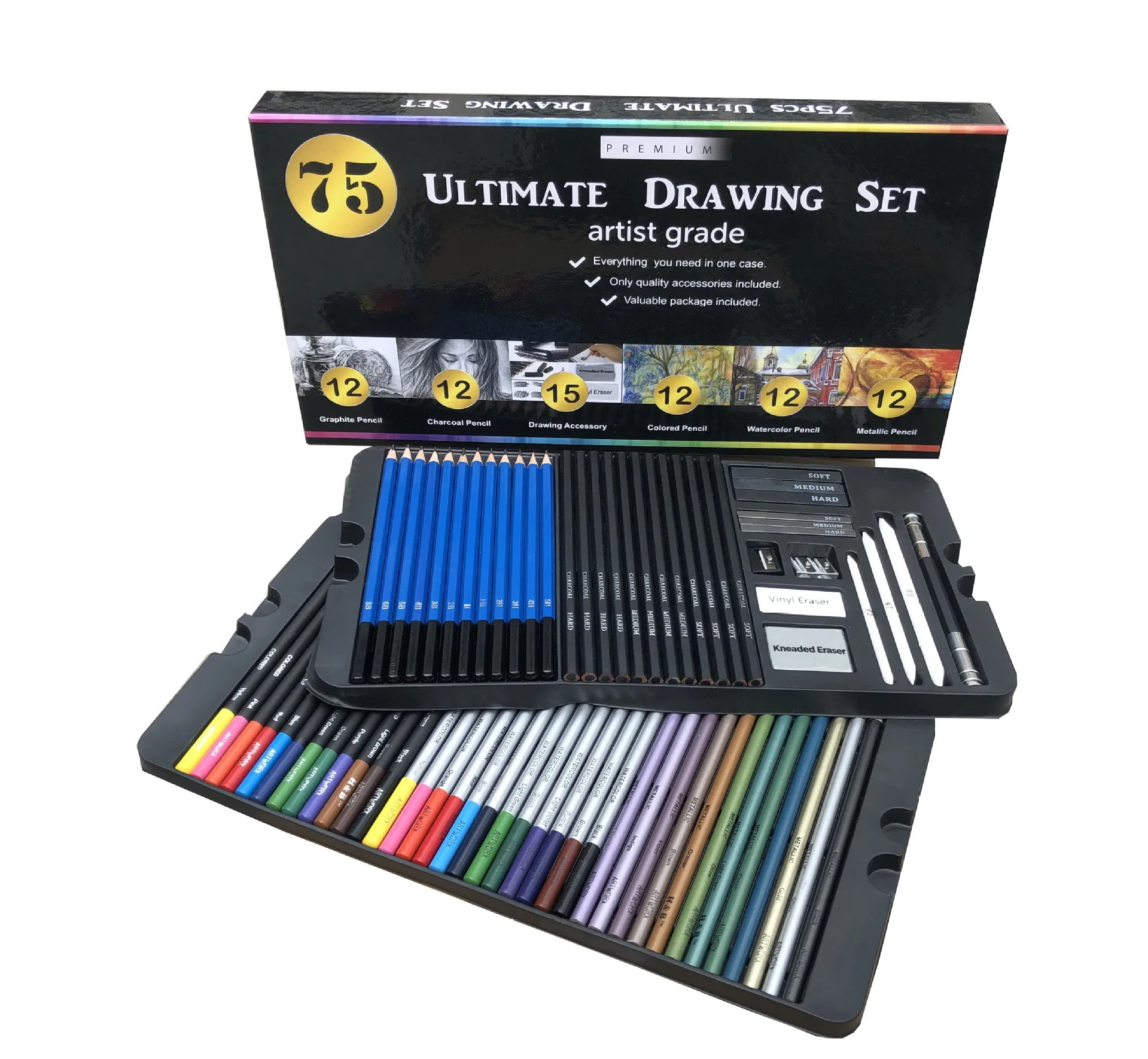 75Pc Sketch Kit Drawing Kit Drawing Pencil Artist Drawing Gift Box Drawing  Tools Professional Sketch Pencil Set Art Supplies - Buy Sketching  Kit,Artist Kit Draw,Drawing Kit Product On Alibaba.com