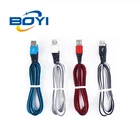 Boyi 1M 2A Data Cable Braided Micro Usb Cable For Universal Android Charger