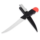 Knife Easy Control Color Mixing PP Handle Fishing Knife Stainless Fish Filet Knife