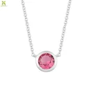 Silver Necklace Silvernecklaces Silver Necklace 925 Best Gift Idea 925 Sterling Silver With Birth Stone Necklace