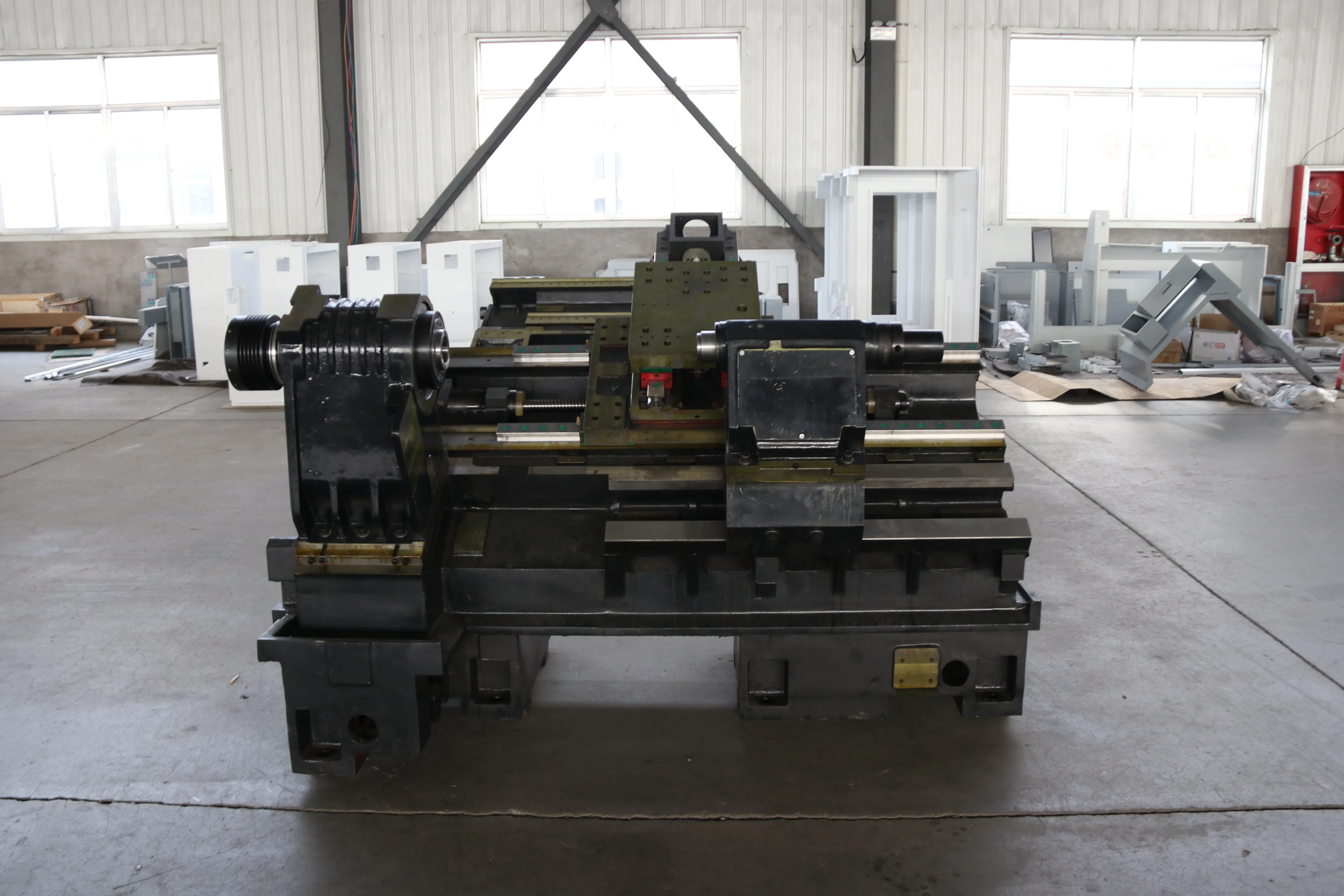 Inclined Bed Cnc Lathe Tck50 Automatic Feed High Precision Inclined