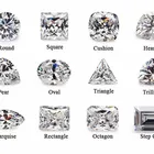 Loose Starsgem White Round Brilliant Cut Synthetic Diamond Stones Price Per Carat Loose Moissanite