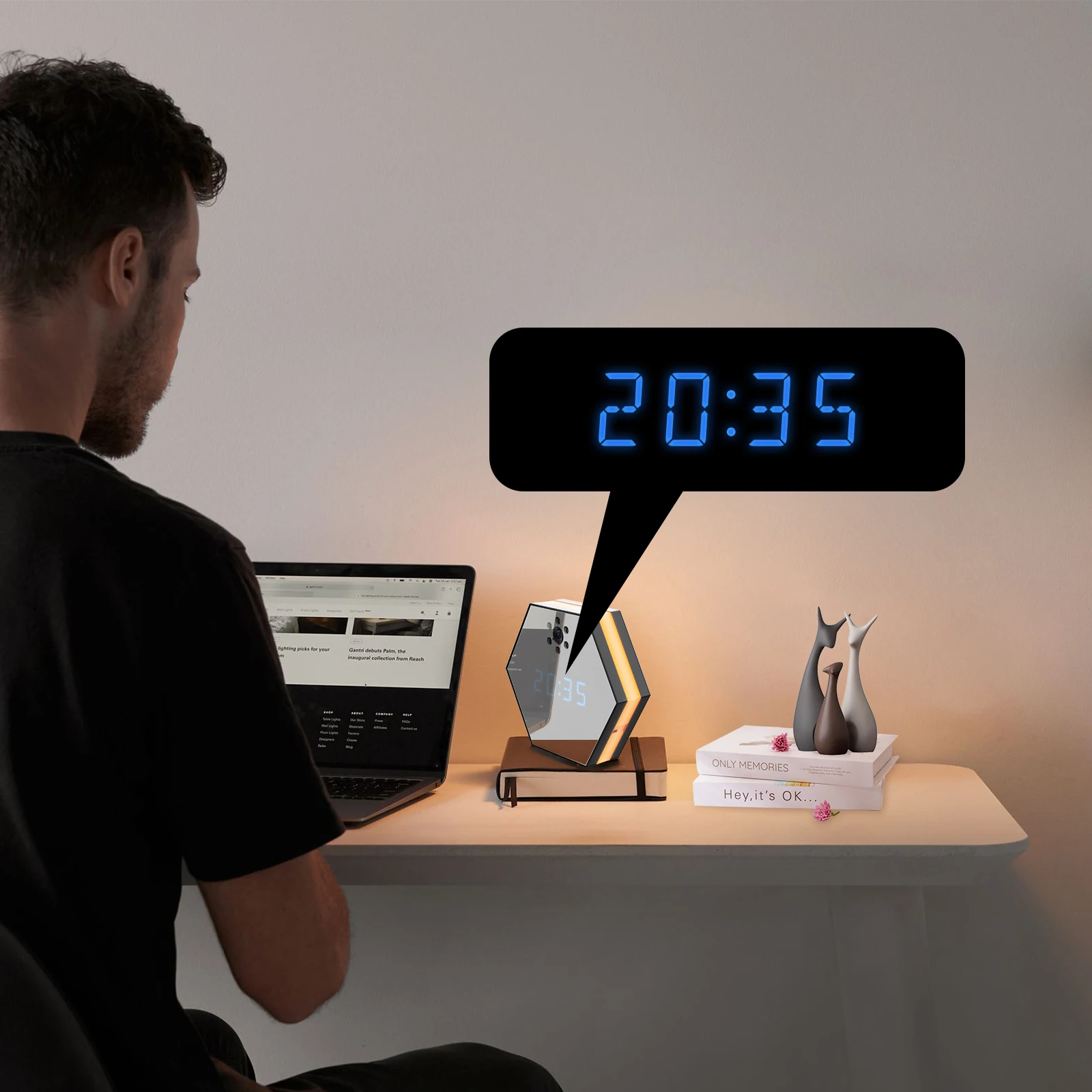 Z17 Clock 2MP IWFCAM APP WIFI security ip camera Wireless Battery Powered WIFI Camera Mini WIFI Diamond Clock Camera