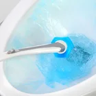 Toilet Cleaning Brush BOOMJOY Toiletwand Disposable Toilet Cleaning Brush With Base Holder And Long Handle