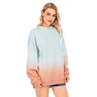 Cotton Sweatshirt Women Wholesale OEM ODM Over Size Custom Logo Cotton Women Long Sleeve OEM Sweatshirt