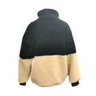 Fleece Jacket Fleece Loose Soft Polar Fleece Jacket Spring Winter Zipper Up Fleece Warm Plush Cotton Sweatshirts Women