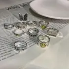 Silver Ring Retro Tide Japanese Korean Opening Tibetan Female Simple Woven Student Index Finger Silver Ring