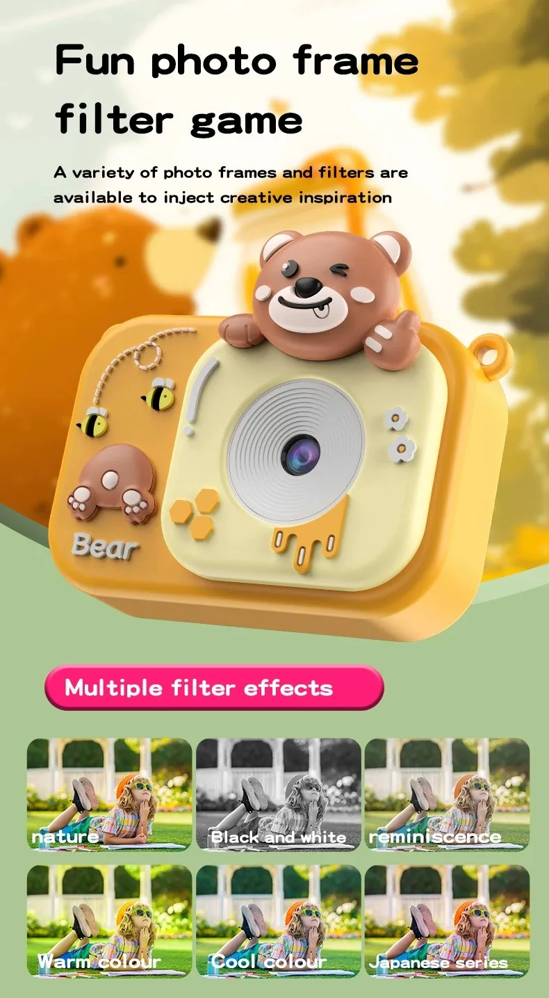 1080P儿童摄像机高清儿童数码摄像机