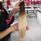 Seamless Hair Extension Seamless Hair Extensions Double Drawn 100% Human Remy Seamless Clip In Hair Extension
