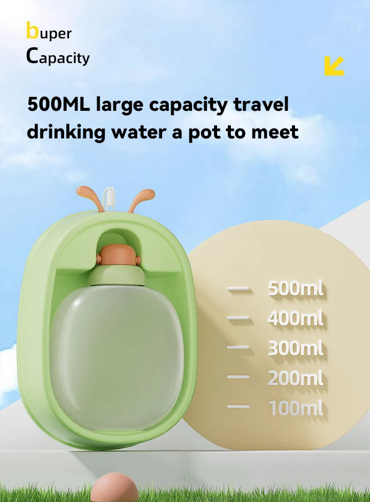 New Hot Selling Pet Water Cup Small Bug Model Go Out Water Cup Portable Large Capacity Dog Water Bottle Pet Supplies factory