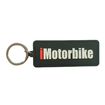 2024 hot sale imotorbike  high quality personal promotion gifts one side 2Dsoft pvc keychain customized keyring