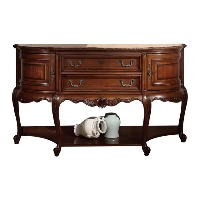 American entrance cabinet European living room decorative cabinet entrance table