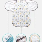 Baby Supplier Organic Cotton Jersey Newborn Adjustable Wrap Baby Sleep Sack Swaddle