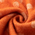 Shawl Factory Manufacture Various Orange Spotted 100% Lambswool Shawl And Scarf