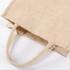 Custom Bag Jute Bag Designer Design Superior Quality Custom Durable Print Burlap Bag Jute Tote Bag