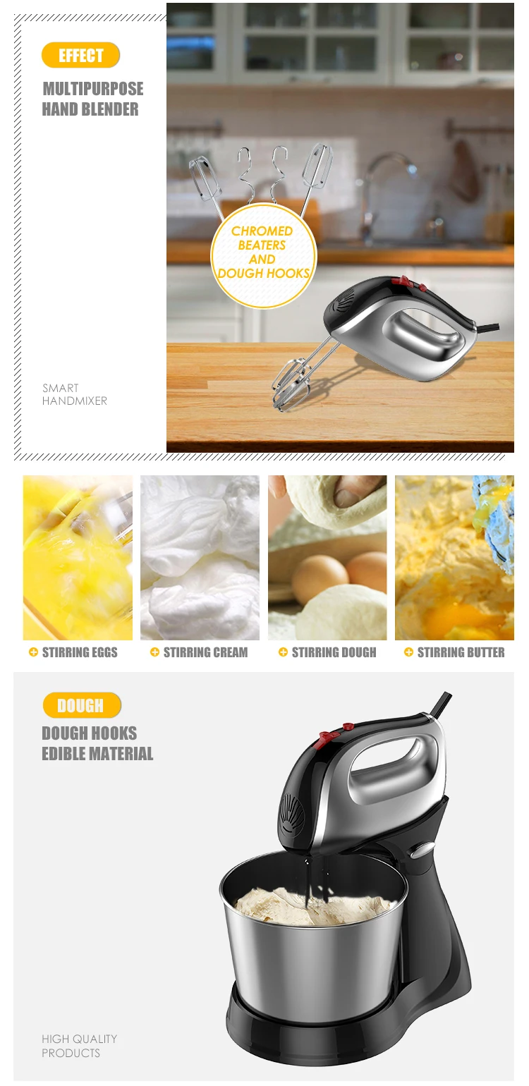 Misturador industrial da mão do alimento do misturador da imersão da beleza comercial