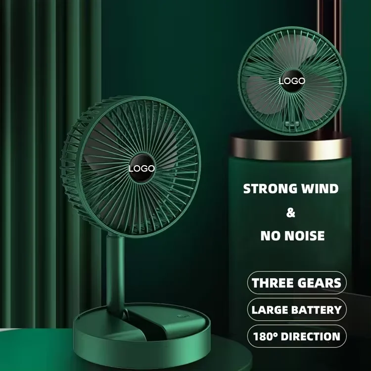 Folding Floor Standing Fan, USB, Portable - detail 18