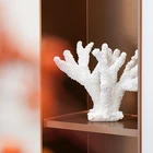 White Coral White PolyResin Artificial White Coral Aquarium Decoration