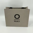 Bag Bag Bag Bag Custom Printed Your Own Logo Cardboard Packaging Black Kraft Gift Craft Shopping Paper Bag With Handles