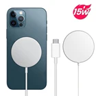 New 2021 New Arrivals Magnetic Wireless Charger Trending Products 15w Magnet Fast Mobile Phone Charger For Iphone 13